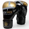 Schutzausrüstung Fingerhandschuhe für Männer Trainingsausrüstung PU Kicki Boxen Karate Muay Thai Guantes De Boxeo Free Fight Sanda HKD230718