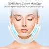 Face Massager Lifting Device LED Pon Therapy Slimming Vibration Massager Double Chin V Face Shaped Cheek Lift Belt Machine 230718