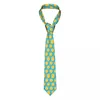 TIE TIE DA MENS TIGLIE Slimina magri fette di limone magro cravatta in stile libero da uomo matrimonio