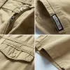 Mens Shorts Summer 100% cotton mens solid casual highquality business social shorts Bermuda loose luxury Khaki jogging 230718