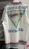 Camicie casual da uomo Strisce sportive Casablanca 1 Camicia da tennis Club Silk CASA Top hawaiano a maniche corte 230718