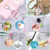 Storage Boxes 350Pcs Acrylic Clear Keychain Blanks For With Tassels Jump Rings DIY Craft