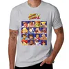 Męski Polos Street Fighter II Select Character T-Shirt Estetyczne Ubrania estetyczne Szybkie suszące koszule graficzne dla mężczyzn bawełniane