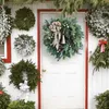 Fiori decorativi ghirlanda fiore artificiale muro di Natale appeso ornamento inverno autunno per le porte decorazioni per matrimoni