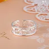 Novos anéis de elefante de prata esterlina 925 para mulheres, ajustáveis e fofos, presentes de festa de casamento, joias finas e charmosas
