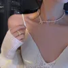 Pendentif Colliers Long Gland Perle Chaîne Strass Papillon Collier Pour Les Femmes Personnalisé De Mode Bijoux De Mariage Cadeaux D'anniversaire