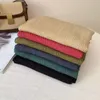 Scarves Solid Color Cotton Linen Scarf For Women Lady Long Tassel Autumn Soft Wrap Shawls Pleated Muslim Woman Hijabs