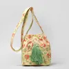 ENSPT Crossbody Bucket Bag Boheemse etnische canvas tas Dames bedrukte nieuwe canvas forenzentas 230718