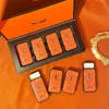 Сплошные духи 1Set 4pcs Emmasys Orange Solid Set Set Long Lofting Eau de Parfum Portable 230717