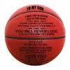 Баскетбольные подарки по баскетболу для дочери для дочери для моей дочери Basketabll Стандартный размер 7 PU Training Ball для Chrisma 230717