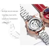 Wristwatches CHENXI 8836 Rose Gold Women Automatic Mechanical Watches Top Brand Stainless Steel Waterproof Watch Wristwatch