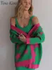 Женские свитера Vneck Casual Women Cardigan Sweater Sweater Star Printed Trik