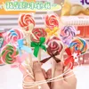 24Pc/Lot Candy Lollipop Ball Point Pen / Student Prizes /Creative Stationery/Children Gift/Wholesale