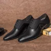 992 Formalna skórzana sukienka ślubna Man Oxford Buty dla mężczyzn Office Scarpe uomo eleganti laarzen dames 569 230718