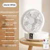 Fans Fans With Remote Control Portable Rechargeable Ceiling Usb Electric Folding Fan Night Light Air Cooler Home-appliance Home 230717