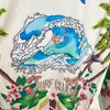 Mens Trailtsuits Renkli Kazablanka Sörf Kulübü Uzun Kollu Gömlek İnce İpek Erkek Kadın Hawaii Plajı Hindistan Cevizi Sahnesi Baskı Gömlekleri Büyük Boy 230717