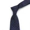 Bow Ties 8cm Mens Fashion Tie Classic Strippad Formal Wear Business kostym Slips Jacquard Wedding Man Daily Corbata Gravata Gift