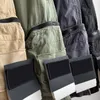 Mens Shorts Stones Island Designers Cargo Pants Badge Patches Summer Sweatpants Sports Calças Big Pocket Macacões Calças Zipper Tendência da Moda 648ess
