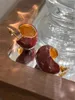 Серьги с серьгами londany французский вишневый цвет капельный кешьв