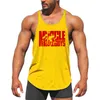 Débardeurs pour hommes Marque Vêtements Bodybuilding Gym Mens Back Top Vest Muscle Mode Sans Manches Stringer Singlets Fitness Workout Sports Shirt 230717