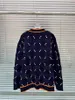 Sweter damski List Stripe Knigan Swetigan Singed Sweater Sweater 717