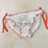 Briefs trosor andra trosor japansk stil kawaii sexig underkläder jungfru trosor kvinnors siden satin snörning trosor trosor damer knickers korta underkläder x0719