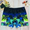 Bañador para hombre, bañadores, Bóxer estampado para hombre, pantalones de playa de primavera, traje de baño de moda para hombre, transpirable, activo, Swimming221N