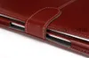 Slim Pu Leather Folio Case Protective Cover för MacBook Air Pro med Retina 12 13 15 16 tum Laptop Protection Folding Falls