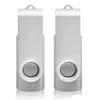 Zilver 32 GB USB 2 0 Flash Drives Roterende Swivel Thumb PenDrives 16 gb Opvouwbare Memory Stick voor Computer Laptop macbook Tablet2871