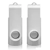 Silver 32GB USB 2 0 Flash Drives Rotating Swivel Thumb PenDrives 16gb Folding Memory Stick for Computer Laptop Macbook Tablet2871