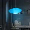 Pendant Lamps Creative Cloud Led Chandelier Kindergarten Children Room Light Restaurant Bar Decoration Rigid Plastic Lamp