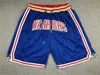 Warriores Basketball Short Golden Hip Pop State 주머니가있는 팬츠 주식 지퍼 ED Red Black White Size S-XXL