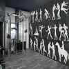 Bakgrundsbilder 3D -tapeter för väggar Fresco Wall Paper Vintage Fitness Sport Decoration målning Mural