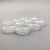 3 gram Plastic Pot Jars bottle 3ML Small Containers With Lids For Cosmetics Makeup Cream Eye Shadow Nails Powder Jewelry Wax Jbxfn