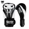 Equipamento de proteção SOTF Adultos MMA Cobra venenosa preto vermelho Luvas de boxe Tiger Muay Thai luvas de mma muay thai boxe luva de luta Caixa de almofadas Sanda HKD230718