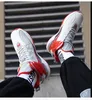 Chaussures de basket-ball montantes et respirantes pour hommes, baskets de sport pour jeunes, rouge, bleu, noir, nouvelle mode