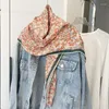 Sciarpe 90 cm Bandane di cotone Sciarpa quadrata Donna Ragazza Foulard Scialli estivi Avvolge Moda Ufficio Capelli piccoli Collo Hijab Foulard