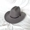 2023 Cowboy Top Hat For Women Men Fedora Hats Fedoras Vintage Felt Cap Autumn Winter Caps Trilby 8Colors