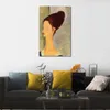 Vrouwelijk naakt canvas kunst aan de muur Jeanne Hebuterne Iii Amedeo Modigliani schilderij handgemaakte moderne slaapkamer decor