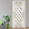 Wall Stickers Creative White Home Decor Wallpaper Door Sticker For Living Room Bedroom Decoration Adhesive Decal Vinyl Removable Poster 230717