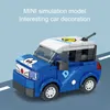 Blocks City Cartoon Car милый модельный строительный блокируется, друзья Diy классические кирпичные игрушки для детей подарок R230718