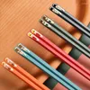 Chopsticks 5 Par Japanese Chopstick Multicolor Table Seary Kid Children Cutlery Set Sushi Fast Noodles Chinese Learner Palillos Chinos
