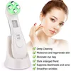 Appareils de soins du visage EMS RF Machine de levage par radiofréquence Masseur de spa 5 en 1 Beauté LED Pon Rajeunissement de la peau Mésothérapie 230617