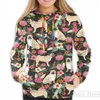 Mannen Hoodies Heren Sweatshirt Voor Vrouwen Grappige Pugs Van Lente Patroon Print Honden Puggle Puppy Bloemen Bloemen Hoodie Streatwear