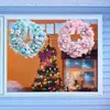 Dekorative Blumen Gute Weihnachten Künstliche Kranz Baumwolle Bälle Gefälschte Anti-verblassen Weihnachten Tür Dekor Hängen Girlande Anhänger Für Party