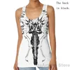 Men's Tracksuits Summer Funny Print Men Tank Tops Women Tyrael Beach Shorts Sets Fitness Vest