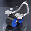 Rolos Ab 2023 Novo Design Rebote Automático Rolo de Apoio de Cotovelo Equipamento de Fitness Exercício Abdominal Roda AB HKD230718