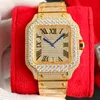 Diamond Watch Automatische mechanische Bewegung Designer Watches wasserdichte Männer Armband Sapphire Business Edelstahl 904L 40 -mm -Armbanduhr Montre de Luxe