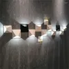 Wall Lamp Postmodern Geometric Light Black White DIY Magic Box LED Design Livingroom Bedroom Corridor Aisle Sconce