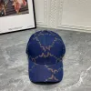 Street Baseball Cap Designer Casquette Womens Men Canvas Sport Caps Summer Hats Mens Justerable Letter Blue Bucket Hat Designers Outdoor Hat